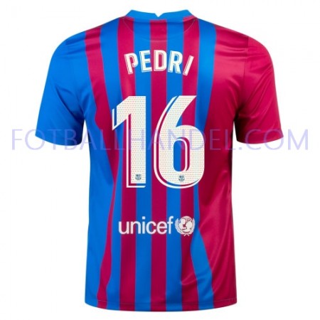 Herre Fotballdrakter FC Barcelona Pedri 16 Hjemme 2021-22 Kortermet